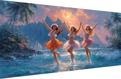 Malen Nach Zahlen Erwachsene Frau Malen Nach Zahlen Sea Paint by Numbers, DIY Kreatives für Erwachsene ölgemälde Set mit Zubehör Basteln Erwachsene Kunst, Home Haus Deko 80x160cm Mit Rahmen 5-6C80 Malen Nach Zahlen Erwachsene Frau Malen Nach Zahlen Sea Paint by Numbers, DIY Kreatives für Erwachsene ölgemälde Set mit Zubehör Basteln Erwachsene Kunst, Home Haus Deko 80x160cm Mit Rahmen 5-6C80 von Generisch