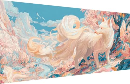 Malen Nach Zahlen Erwachsene Fuchs Malen Nach Zahlen Blume Paint by Numbers, DIY Kreatives für Erwachsene ölgemälde Set mit Zubehör Basteln Erwachsene Kunst, Home Haus Deko 30x60cm Mit Rahmen 0-2R40 Malen Nach Zahlen Erwachsene Fuchs Malen Nach Zahlen Blume Paint by Numbers, DIY Kreatives für Erwachsene ölgemälde Set mit Zubehör Basteln Erwachsene Kunst, Home Haus Deko 30x60cm Mit Rahmen 0-2R40 von Generisch