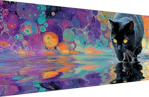 Malen Nach Zahlen Erwachsene Katze Malen Nach Zahlen Tier Paint by Numbers, DIY Kreatives für Erwachsene ölgemälde Set mit Zubehör Basteln Erwachsene Kunst, Home Haus Deko 30x60cm Mit Rahmen Z-K550 Malen Nach Zahlen Erwachsene Katze Malen Nach Zahlen Tier Paint by Numbers, DIY Kreatives für Erwachsene ölgemälde Set mit Zubehör Basteln Erwachsene Kunst, Home Haus Deko 30x60cm Mit Rahmen Z-K550 von Generisch