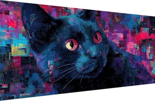 Malen Nach Zahlen Erwachsene Katze Malen Nach Zahlen Tier Paint by Numbers, DIY Kreatives für Erwachsene ölgemälde Set mit Zubehör Basteln Erwachsene Kunst, Home Haus Deko 70x140cm Mit Rahmen 9-3F62 Malen Nach Zahlen Erwachsene Katze Malen Nach Zahlen Tier Paint by Numbers, DIY Kreatives für Erwachsene ölgemälde Set mit Zubehör Basteln Erwachsene Kunst, Home Haus Deko 70x140cm Mit Rahmen 9-3F62 von Generisch