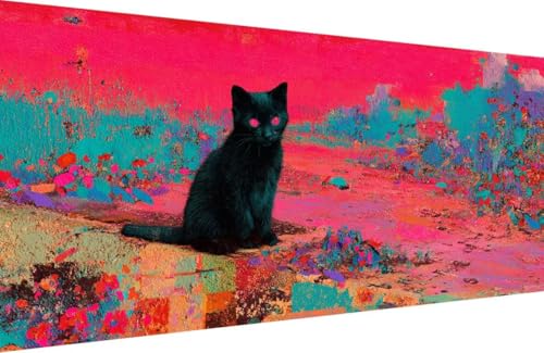 Malen Nach Zahlen Erwachsene Katze Malen Nach Zahlen Tier Paint by Numbers, DIY Kreatives für Erwachsene ölgemälde Set mit Zubehör Basteln Erwachsene Kunst, Home Haus Deko 80x160cm Mit Rahmen 6-O969 Malen Nach Zahlen Erwachsene Katze Malen Nach Zahlen Tier Paint by Numbers, DIY Kreatives für Erwachsene ölgemälde Set mit Zubehör Basteln Erwachsene Kunst, Home Haus Deko 80x160cm Mit Rahmen 6-O969 von Generisch