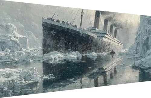 Malen Nach Zahlen Erwachsene Kreuzfahrtschiff Malen Nach Zahlen Gletscher Paint by Numbers, DIY Kreatives für Erwachsene ölgemälde Set Basteln Erwachsene, Home Haus Deko 70x140cm Mit Rahmen M-TD82 Malen Nach Zahlen Erwachsene Kreuzfahrtschiff Malen Nach Zahlen Gletscher Paint by Numbers, DIY Kreatives für Erwachsene ölgemälde Set Basteln Erwachsene, Home Haus Deko 70x140cm Mit Rahmen M-TD82 von Generisch