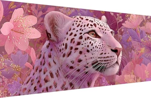 Malen Nach Zahlen Erwachsene Leopard Malen Nach Zahlen Blume Paint by Numbers, DIY Kreatives für Erwachsene ölgemälde Set mit Zubehör Basteln Erwachsene, Home Haus Deko 70x140cm Mit Rahmen 5-W975 Malen Nach Zahlen Erwachsene Leopard Malen Nach Zahlen Blume Paint by Numbers, DIY Kreatives für Erwachsene ölgemälde Set mit Zubehör Basteln Erwachsene, Home Haus Deko 70x140cm Mit Rahmen 5-W975 von Generisch