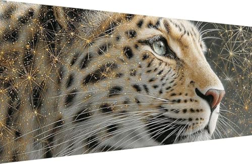 Malen Nach Zahlen Erwachsene Leopard Malen Nach Zahlen Tier Paint by Numbers, DIY Kreatives für Erwachsene ölgemälde Set mit Zubehör Basteln Erwachsene Kunst, Home Haus Deko 70x140cm Mit Rahmen Z-H812 Malen Nach Zahlen Erwachsene Leopard Malen Nach Zahlen Tier Paint by Numbers, DIY Kreatives für Erwachsene ölgemälde Set mit Zubehör Basteln Erwachsene Kunst, Home Haus Deko 70x140cm Mit Rahmen Z-H812 von Generisch
