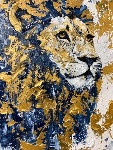Malen Nach Zahlen Erwachsene Löwe Malen Nach Zahlen Kinder Tier DIY Kreatives für Erwachsene Handgemalt ölgemälde Kit Mit Pinseln und Acrylfarbe für Geschenke Home Haus Deko 40x50cmOhne Rahmen W-QL0W Malen Nach Zahlen Erwachsene Löwe Malen Nach Zahlen Kinder Tier DIY Kreatives für Erwachsene Handgemalt ölgemälde Kit Mit Pinseln und Acrylfarbe für Geschenke Home Haus Deko 40x50cmOhne Rahmen W-QL0W von Generisch