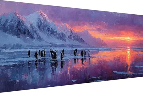 Malen Nach Zahlen Erwachsene Pinguin Malen Nach Zahlen Schneeberg Paint by Numbers, DIY Kreatives für Erwachsene ölgemälde Set Basteln Erwachsene Kunst, Home Haus Deko 60x120cm Mit Rahmen N-3724 Malen Nach Zahlen Erwachsene Pinguin Malen Nach Zahlen Schneeberg Paint by Numbers, DIY Kreatives für Erwachsene ölgemälde Set Basteln Erwachsene Kunst, Home Haus Deko 60x120cm Mit Rahmen N-3724 von Generisch