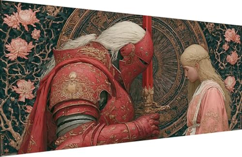 Malen Nach Zahlen Erwachsene Ritter Malen Nach Zahlen Prinzessin Paint by Numbers, Retro DIY Kreatives für Erwachsene ölgemälde Set Basteln Erwachsene Kunst, Home Haus Deko 60x120cm Mit Rahmen 9-8J74 Malen Nach Zahlen Erwachsene Ritter Malen Nach Zahlen Prinzessin Paint by Numbers, Retro DIY Kreatives für Erwachsene ölgemälde Set Basteln Erwachsene Kunst, Home Haus Deko 60x120cm Mit Rahmen 9-8J74 von Generisch