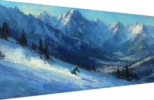 Malen Nach Zahlen Erwachsene Schneeberg Malen Nach Zahlen Baum Paint by Numbers, DIY Kreatives für Erwachsene ölgemälde Set mit Zubehör Basteln Erwachsene, Home Haus Deko 70x140cm Mit Rahmen A-9440 Malen Nach Zahlen Erwachsene Schneeberg Malen Nach Zahlen Baum Paint by Numbers, DIY Kreatives für Erwachsene ölgemälde Set mit Zubehör Basteln Erwachsene, Home Haus Deko 70x140cm Mit Rahmen A-9440 von Generisch