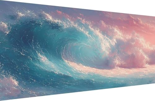 Malen Nach Zahlen Erwachsene Sea Malen Nach Zahlen Abstrakt Paint by Numbers, DIY Kreatives für Erwachsene ölgemälde Set mit Zubehör Basteln Erwachsene Kunst, Home Haus Deko 70x140cm Mit Rahmen U-1R79 Malen Nach Zahlen Erwachsene Sea Malen Nach Zahlen Abstrakt Paint by Numbers, DIY Kreatives für Erwachsene ölgemälde Set mit Zubehör Basteln Erwachsene Kunst, Home Haus Deko 70x140cm Mit Rahmen U-1R79 von Generisch