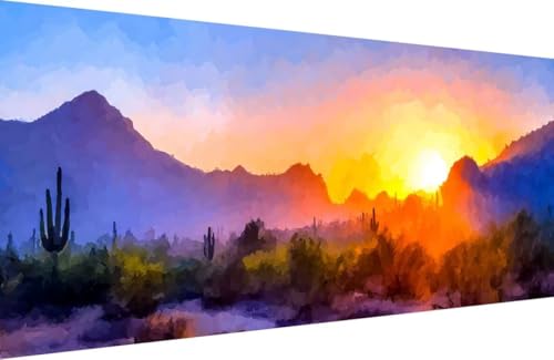 Malen Nach Zahlen Erwachsene Sonnenuntergang Malen Nach Zahlen NatüRliche Landschaft Paint by Numbers, DIY Kreatives für Erwachsene ölgemälde Set Basteln Erwachsene Kunst 40x80cm Mit Rahmen E-O232 Malen Nach Zahlen Erwachsene Sonnenuntergang Malen Nach Zahlen NatüRliche Landschaft Paint by Numbers, DIY Kreatives für Erwachsene ölgemälde Set Basteln Erwachsene Kunst 40x80cm Mit Rahmen E-O232 von Generisch