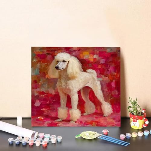 Malen Nach Zahlen Erwachsene Tier Malen Nach Zahlen Hund Paint by Numbers Adults DIY Set Erwachsene, Handgemalt Leinwand ölgemälde Kunst mit Zubehör für Home Haus Deko 60x60cm Ohne Rahmen P-87A5 Malen Nach Zahlen Erwachsene Tier Malen Nach Zahlen Hund Paint by Numbers Adults DIY Set Erwachsene, Handgemalt Leinwand ölgemälde Kunst mit Zubehör für Home Haus Deko 60x60cm Ohne Rahmen P-87A5 von Generisch