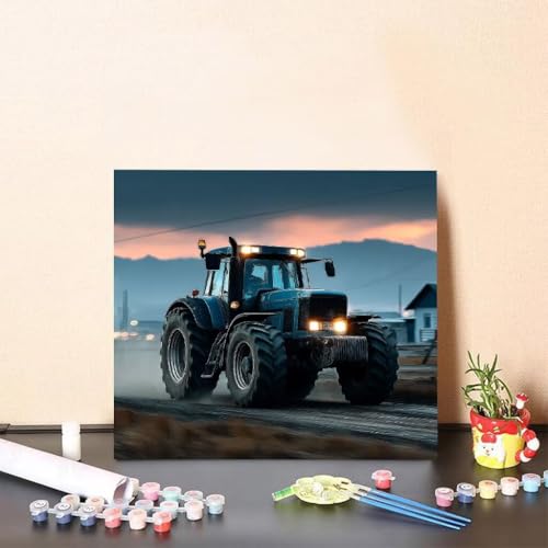 Malen Nach Zahlen Erwachsene Traktor Malen Nach Zahlen Auto Paint by Numbers Adults DIY Set Erwachsene, Handgemalt Leinwand ölgemälde Kunst mit Zubehör für Home Haus Deko 40x40cm Ohne Rahmen D-43G9 Malen Nach Zahlen Erwachsene Traktor Malen Nach Zahlen Auto Paint by Numbers Adults DIY Set Erwachsene, Handgemalt Leinwand ölgemälde Kunst mit Zubehör für Home Haus Deko 40x40cm Ohne Rahmen D-43G9 von Generisch