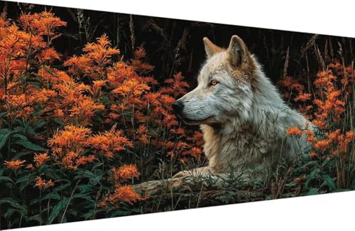 Malen Nach Zahlen Erwachsene Wolf Malen Nach Zahlen Blume Paint by Numbers, DIY Kreatives für Erwachsene ölgemälde Set mit Zubehör Basteln Erwachsene Kunst, Home Haus Deko 30x60cm Mit Rahmen V-6648 Malen Nach Zahlen Erwachsene Wolf Malen Nach Zahlen Blume Paint by Numbers, DIY Kreatives für Erwachsene ölgemälde Set mit Zubehör Basteln Erwachsene Kunst, Home Haus Deko 30x60cm Mit Rahmen V-6648 von Generisch