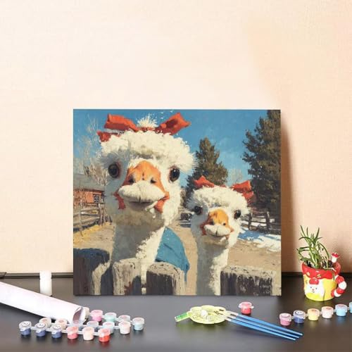 Malen Nach Zahlen Kinder Alpaka DIY Malen Nach Zahlen Tier Kreatives für Erwachsene Kunst Paint by Number Adult, DIY Handgemalt Leinwand ölgemälde mit Zubehör, Geschenke 80x80cm Ohne Rahmen 9-37LI Malen Nach Zahlen Kinder Alpaka DIY Malen Nach Zahlen Tier Kreatives für Erwachsene Kunst Paint by Number Adult, DIY Handgemalt Leinwand ölgemälde mit Zubehör, Geschenke 80x80cm Ohne Rahmen 9-37LI von Generisch