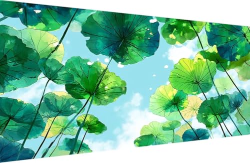 Malen Nach Zahlen Kinder Anlage Malen Nach Zahlen für Erwachsene Blatt Paint by Number Adult, DIY Handgemalt Leinwand ölgemälde Hobby Erwachsene Set mit Zubehör, Geschenke 50x100cm Mit Rahmen 3-0Z29 von Generisch