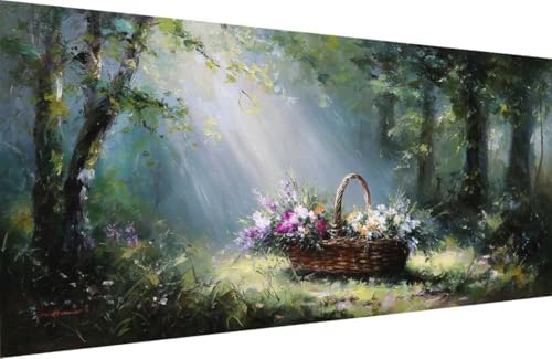 Malen Nach Zahlen Kinder Anlage Malen Nach Zahlen für Erwachsene Blume Paint by Number Adult, DIY Handgemalt Leinwand ölgemälde Hobby Erwachsene Set mit Zubehör, Geschenke 50x100cm Mit Rahmen J-7L18 Malen Nach Zahlen Kinder Anlage Malen Nach Zahlen für Erwachsene Blume Paint by Number Adult, DIY Handgemalt Leinwand ölgemälde Hobby Erwachsene Set mit Zubehör, Geschenke 50x100cm Mit Rahmen J-7L18 von Generisch