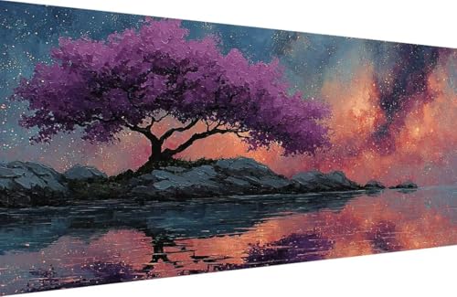 Malen Nach Zahlen Kinder Baum Malen Nach Zahlen für Erwachsene Fluss Paint by Number Adult, DIY Handgemalt Leinwand ölgemälde Hobby Erwachsene Set mit Zubehör, Geschenke 60x120cm Mit Rahmen J-7O14 Malen Nach Zahlen Kinder Baum Malen Nach Zahlen für Erwachsene Fluss Paint by Number Adult, DIY Handgemalt Leinwand ölgemälde Hobby Erwachsene Set mit Zubehör, Geschenke 60x120cm Mit Rahmen J-7O14 von Generisch