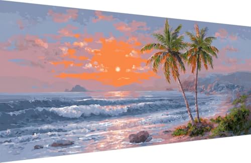 Malen Nach Zahlen Kinder Baum Malen Nach Zahlen für Erwachsene Sea Paint by Number Adult, DIY Handgemalt Leinwand ölgemälde Hobby Erwachsene Set mit Zubehör, Geschenke 80x160cm Mit Rahmen 1-8446 Malen Nach Zahlen Kinder Baum Malen Nach Zahlen für Erwachsene Sea Paint by Number Adult, DIY Handgemalt Leinwand ölgemälde Hobby Erwachsene Set mit Zubehör, Geschenke 80x160cm Mit Rahmen 1-8446 von Generisch