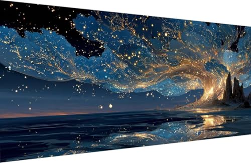 Malen Nach Zahlen Kinder Baum Malen Nach Zahlen für Erwachsene Sea Paint by Number Adult, DIY Handgemalt Leinwand ölgemälde Hobby Erwachsene Set mit Zubehör, Geschenke 80x160cm Mit Rahmen 3-V550 Malen Nach Zahlen Kinder Baum Malen Nach Zahlen für Erwachsene Sea Paint by Number Adult, DIY Handgemalt Leinwand ölgemälde Hobby Erwachsene Set mit Zubehör, Geschenke 80x160cm Mit Rahmen 3-V550 von Generisch