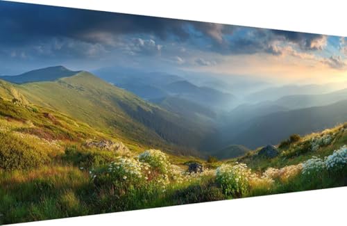 Malen Nach Zahlen Kinder Berg Malen Nach Zahlen für Erwachsene Blume Paint by Number Adult, DIY Handgemalt Leinwand ölgemälde Hobby Erwachsene Set mit Zubehör, Geschenke 30x60cm Mit Rahmen 1-J252 Malen Nach Zahlen Kinder Berg Malen Nach Zahlen für Erwachsene Blume Paint by Number Adult, DIY Handgemalt Leinwand ölgemälde Hobby Erwachsene Set mit Zubehör, Geschenke 30x60cm Mit Rahmen 1-J252 von Generisch