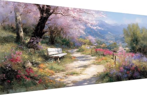 Malen Nach Zahlen Kinder Blume Malen Nach Zahlen für Erwachsene Baum Paint by Number Adult, DIY Handgemalt Leinwand ölgemälde Hobby Erwachsene Set mit Zubehör, Geschenke 40x80cm Mit Rahmen 5-YF52 Malen Nach Zahlen Kinder Blume Malen Nach Zahlen für Erwachsene Baum Paint by Number Adult, DIY Handgemalt Leinwand ölgemälde Hobby Erwachsene Set mit Zubehör, Geschenke 40x80cm Mit Rahmen 5-YF52 von Generisch