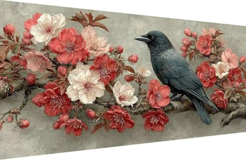 Malen Nach Zahlen Kinder Blume Malen Nach Zahlen für Erwachsene KräHe Paint by Number Adult, DIY Handgemalt Leinwand ölgemälde Hobby Erwachsene Set mit Zubehör, Geschenke 60x120cm Mit Rahmen G-M390 Malen Nach Zahlen Kinder Blume Malen Nach Zahlen für Erwachsene KräHe Paint by Number Adult, DIY Handgemalt Leinwand ölgemälde Hobby Erwachsene Set mit Zubehör, Geschenke 60x120cm Mit Rahmen G-M390 von Generisch