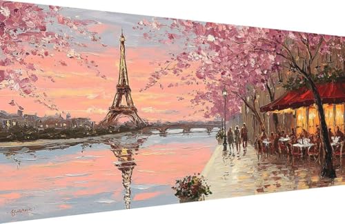 Malen Nach Zahlen Kinder Eiffeltower Malen Nach Zahlen für Erwachsene Blume Paint by Number Adult, DIY Handgemalt Leinwand ölgemälde Hobby Erwachsene mit Zubehör, Geschenke 50x100cm Mit Rahmen J-2D87 Malen Nach Zahlen Kinder Eiffeltower Malen Nach Zahlen für Erwachsene Blume Paint by Number Adult, DIY Handgemalt Leinwand ölgemälde Hobby Erwachsene mit Zubehör, Geschenke 50x100cm Mit Rahmen J-2D87 von Generisch