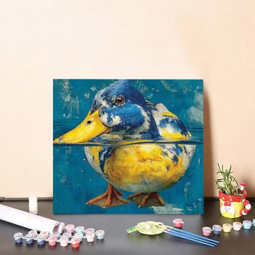 Malen Nach Zahlen Kinder Ente DIY Malen Nach Zahlen Tier Kreatives für Erwachsene Kunst Paint by Number Adult, DIY Handgemalt Leinwand ölgemälde mit Zubehör, Geschenke 80x80cm Ohne Rahmen D-63N5 Malen Nach Zahlen Kinder Ente DIY Malen Nach Zahlen Tier Kreatives für Erwachsene Kunst Paint by Number Adult, DIY Handgemalt Leinwand ölgemälde mit Zubehör, Geschenke 80x80cm Ohne Rahmen D-63N5 von Generisch