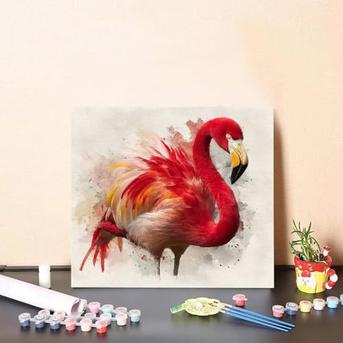 Malen Nach Zahlen Kinder Flamingo DIY Malen Nach Zahlen Tier Kreatives für Erwachsene Kunst Paint by Number Adult, DIY Handgemalt Leinwand ölgemälde mit Zubehör, Geschenke 50x50cm Ohne Rahmen I-87H6 Malen Nach Zahlen Kinder Flamingo DIY Malen Nach Zahlen Tier Kreatives für Erwachsene Kunst Paint by Number Adult, DIY Handgemalt Leinwand ölgemälde mit Zubehör, Geschenke 50x50cm Ohne Rahmen I-87H6 von Generisch