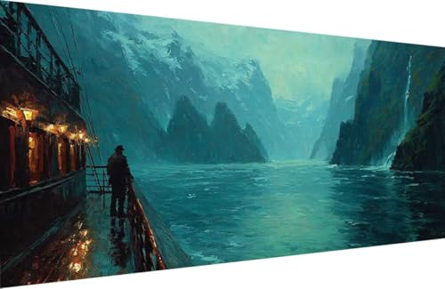 Malen Nach Zahlen Kinder Fluss Malen Nach Zahlen für Erwachsene Berg Paint by Number Adult, DIY Handgemalt Leinwand ölgemälde Hobby Erwachsene Set mit Zubehör, Geschenke 70x140cm Mit Rahmen J-IL18 Malen Nach Zahlen Kinder Fluss Malen Nach Zahlen für Erwachsene Berg Paint by Number Adult, DIY Handgemalt Leinwand ölgemälde Hobby Erwachsene Set mit Zubehör, Geschenke 70x140cm Mit Rahmen J-IL18 von Generisch