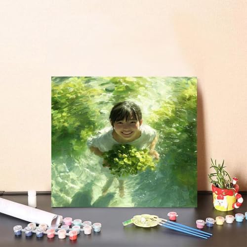 Malen Nach Zahlen Kinder Frau DIY Malen Nach Zahlen Blume Kreatives für Erwachsene Kunst Paint by Number Adult, DIY Handgemalt Leinwand ölgemälde mit Zubehör, Geschenke 40x40cm Ohne Rahmen 1-8696 Malen Nach Zahlen Kinder Frau DIY Malen Nach Zahlen Blume Kreatives für Erwachsene Kunst Paint by Number Adult, DIY Handgemalt Leinwand ölgemälde mit Zubehör, Geschenke 40x40cm Ohne Rahmen 1-8696 von Generisch