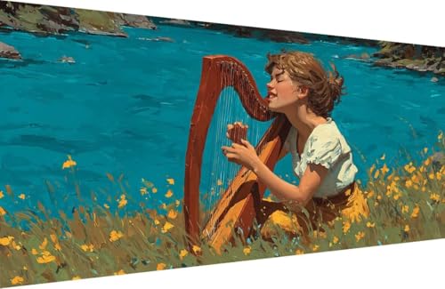 Malen Nach Zahlen Kinder Frau Malen Nach Zahlen für Erwachsene See Paint by Number Adult, DIY Handgemalt Leinwand ölgemälde Hobby Erwachsene Set mit Zubehör, Geschenke 70x140cm Mit Rahmen S-RT76 Malen Nach Zahlen Kinder Frau Malen Nach Zahlen für Erwachsene See Paint by Number Adult, DIY Handgemalt Leinwand ölgemälde Hobby Erwachsene Set mit Zubehör, Geschenke 70x140cm Mit Rahmen S-RT76 von Generisch