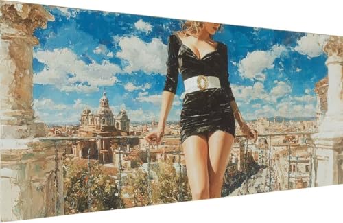 Malen Nach Zahlen Kinder Frau Malen Nach Zahlen für Erwachsene Stadt Paint by Number Adult, DIY Handgemalt Leinwand ölgemälde Hobby Erwachsene Set mit Zubehör, Geschenke 80x160cm Mit Rahmen 6-D381 Malen Nach Zahlen Kinder Frau Malen Nach Zahlen für Erwachsene Stadt Paint by Number Adult, DIY Handgemalt Leinwand ölgemälde Hobby Erwachsene Set mit Zubehör, Geschenke 80x160cm Mit Rahmen 6-D381 von Generisch