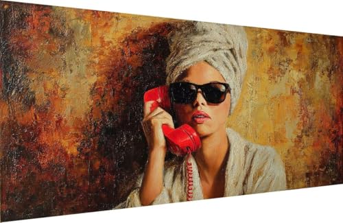 Malen Nach Zahlen Kinder Frau Malen Nach Zahlen für Erwachsene Telefon Paint by Number Adult, DIY Handgemalt Leinwand ölgemälde Hobby Erwachsene Set mit Zubehör, Geschenke 60x120cm Mit Rahmen 0-CV64 Malen Nach Zahlen Kinder Frau Malen Nach Zahlen für Erwachsene Telefon Paint by Number Adult, DIY Handgemalt Leinwand ölgemälde Hobby Erwachsene Set mit Zubehör, Geschenke 60x120cm Mit Rahmen 0-CV64 von Generisch