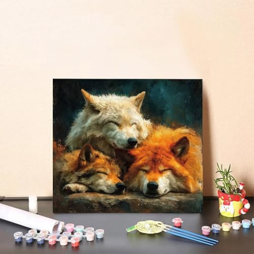 Malen Nach Zahlen Kinder Fuchs DIY Malen Nach Zahlen Tier Kreatives für Erwachsene Kunst Paint by Number Adult, DIY Handgemalt Leinwand ölgemälde mit Zubehör, Geschenke 50x50cm Ohne Rahmen 6-533T Malen Nach Zahlen Kinder Fuchs DIY Malen Nach Zahlen Tier Kreatives für Erwachsene Kunst Paint by Number Adult, DIY Handgemalt Leinwand ölgemälde mit Zubehör, Geschenke 50x50cm Ohne Rahmen 6-533T von Generisch