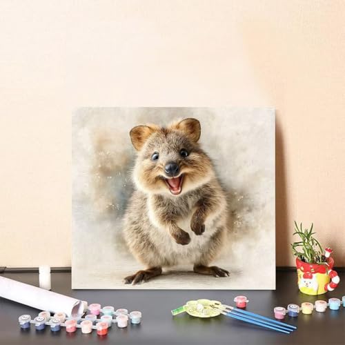 Malen Nach Zahlen Kinder Hamster DIY Malen Nach Zahlen Tier Kreatives für Erwachsene Kunst Paint by Number Adult, DIY Handgemalt Leinwand ölgemälde mit Zubehör, Geschenke 50x50cm Ohne Rahmen 5-9788 Malen Nach Zahlen Kinder Hamster DIY Malen Nach Zahlen Tier Kreatives für Erwachsene Kunst Paint by Number Adult, DIY Handgemalt Leinwand ölgemälde mit Zubehör, Geschenke 50x50cm Ohne Rahmen 5-9788 von Generisch
