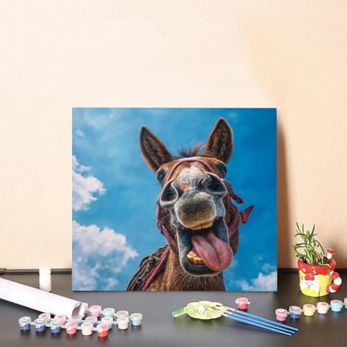 Malen Nach Zahlen Kinder Horse DIY Malen Nach Zahlen Tier Kreatives für Erwachsene Kunst Paint by Number Adult, DIY Handgemalt Leinwand ölgemälde mit Zubehör, Geschenke 60x60cm Ohne Rahmen G-32M3 Malen Nach Zahlen Kinder Horse DIY Malen Nach Zahlen Tier Kreatives für Erwachsene Kunst Paint by Number Adult, DIY Handgemalt Leinwand ölgemälde mit Zubehör, Geschenke 60x60cm Ohne Rahmen G-32M3 von Generisch