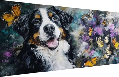 Malen Nach Zahlen Kinder Hund Malen Nach Zahlen für Erwachsene Schmetterling Paint by Number Adult, DIY Handgemalt Leinwand ölgemälde Hobby Erwachsene mit Zubehör, Geschenke 30x60cm Mit Rahmen 6-O315 Malen Nach Zahlen Kinder Hund Malen Nach Zahlen für Erwachsene Schmetterling Paint by Number Adult, DIY Handgemalt Leinwand ölgemälde Hobby Erwachsene mit Zubehör, Geschenke 30x60cm Mit Rahmen 6-O315 von Generisch