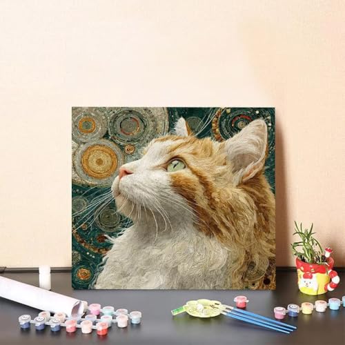 Malen Nach Zahlen Kinder Katze DIY Malen Nach Zahlen Tier Kreatives für Erwachsene Kunst Paint by Number Adult, DIY Handgemalt Leinwand ölgemälde mit Zubehör, Geschenke 60x60cm Ohne Rahmen 1-3839 Malen Nach Zahlen Kinder Katze DIY Malen Nach Zahlen Tier Kreatives für Erwachsene Kunst Paint by Number Adult, DIY Handgemalt Leinwand ölgemälde mit Zubehör, Geschenke 60x60cm Ohne Rahmen 1-3839 von Generisch