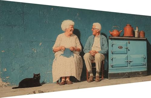 Malen Nach Zahlen Kinder Liebe Malen Nach Zahlen für Erwachsene Tier Paint by Number Adult, DIY Handgemalt Leinwand ölgemälde Hobby Erwachsene Set mit Zubehör, Geschenke 80x160cm Mit Rahmen 9-1Y93 von Generisch