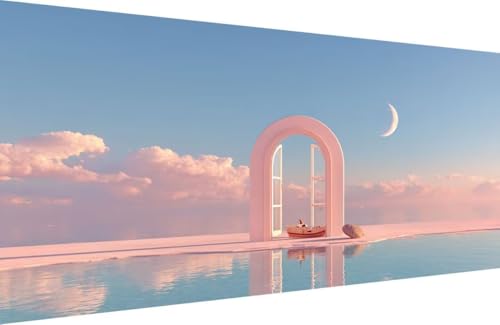 Malen Nach Zahlen Kinder Mond Malen Nach Zahlen für Erwachsene Sea Paint by Number Adult, DIY Handgemalt Leinwand ölgemälde Hobby Erwachsene Set mit Zubehör, Geschenke 50x100cm Mit Rahmen N-D014 Malen Nach Zahlen Kinder Mond Malen Nach Zahlen für Erwachsene Sea Paint by Number Adult, DIY Handgemalt Leinwand ölgemälde Hobby Erwachsene Set mit Zubehör, Geschenke 50x100cm Mit Rahmen N-D014 von Generisch