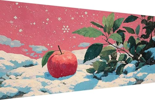 Malen Nach Zahlen Kinder Obst Malen Nach Zahlen für Erwachsene Anlage Paint by Number Adult, DIY Handgemalt Leinwand ölgemälde Hobby Erwachsene Set mit Zubehör, Geschenke 40x80cm Mit Rahmen V-1399 von Generisch