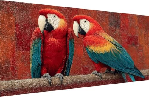 Malen Nach Zahlen Kinder Papagei Malen Nach Zahlen für Erwachsene Tier Paint by Number Adult, DIY Handgemalt Leinwand ölgemälde Hobby Erwachsene Set mit Zubehör, Geschenke 80x160cm Mit Rahmen 3-4J54 Malen Nach Zahlen Kinder Papagei Malen Nach Zahlen für Erwachsene Tier Paint by Number Adult, DIY Handgemalt Leinwand ölgemälde Hobby Erwachsene Set mit Zubehör, Geschenke 80x160cm Mit Rahmen 3-4J54 von Generisch