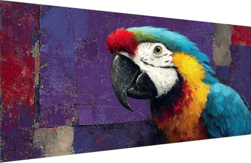 Malen Nach Zahlen Kinder Papagei Malen Nach Zahlen für Erwachsene Vogel Paint by Number Adult, DIY Handgemalt Leinwand ölgemälde Hobby Erwachsene Set mit Zubehör, Geschenke 50x100cm Mit Rahmen 8-2V41 Malen Nach Zahlen Kinder Papagei Malen Nach Zahlen für Erwachsene Vogel Paint by Number Adult, DIY Handgemalt Leinwand ölgemälde Hobby Erwachsene Set mit Zubehör, Geschenke 50x100cm Mit Rahmen 8-2V41 von Generisch