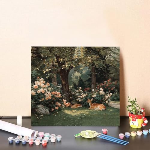 Malen Nach Zahlen Kinder Reh DIY Malen Nach Zahlen Tier Kreatives für Erwachsene Kunst Paint by Number Adult,Easy DIY Handgemalt Leinwand ölgemälde mit Zubehör, Geschenke 50x50cm Ohne Rahmen 5-9586 Malen Nach Zahlen Kinder Reh DIY Malen Nach Zahlen Tier Kreatives für Erwachsene Kunst Paint by Number Adult,Easy DIY Handgemalt Leinwand ölgemälde mit Zubehör, Geschenke 50x50cm Ohne Rahmen 5-9586 von Generisch