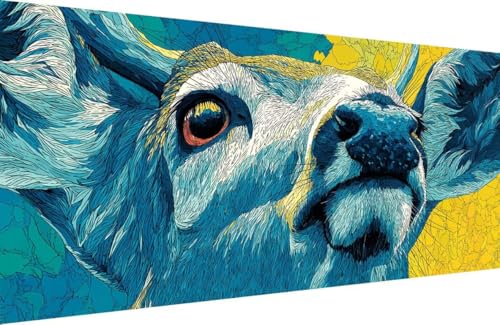 Malen Nach Zahlen Kinder Reh Malen Nach Zahlen für Erwachsene Tier Paint by Number Adult, DIY Handgemalt Leinwand ölgemälde Hobby Erwachsene Set mit Zubehör, Geschenke 80x160cm Mit Rahmen D-O884 Malen Nach Zahlen Kinder Reh Malen Nach Zahlen für Erwachsene Tier Paint by Number Adult, DIY Handgemalt Leinwand ölgemälde Hobby Erwachsene Set mit Zubehör, Geschenke 80x160cm Mit Rahmen D-O884 von Generisch