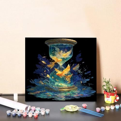 Malen Nach Zahlen Kinder Sanduhr DIY Malen Nach Zahlen Tier Kreatives für Erwachsene Kunst Paint by Number Adult, DIY Handgemalt Leinwand ölgemälde mit Zubehör, Geschenke 80x80cm Ohne Rahmen R-4319 Malen Nach Zahlen Kinder Sanduhr DIY Malen Nach Zahlen Tier Kreatives für Erwachsene Kunst Paint by Number Adult, DIY Handgemalt Leinwand ölgemälde mit Zubehör, Geschenke 80x80cm Ohne Rahmen R-4319 von Generisch