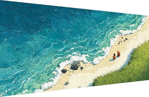 Malen Nach Zahlen Kinder Sea Malen Nach Zahlen für Erwachsene Mann Paint by Number Adult, DIY Handgemalt Leinwand ölgemälde Hobby Erwachsene Set mit Zubehör, Geschenke 70x140cm Mit Rahmen 1-E726 Malen Nach Zahlen Kinder Sea Malen Nach Zahlen für Erwachsene Mann Paint by Number Adult, DIY Handgemalt Leinwand ölgemälde Hobby Erwachsene Set mit Zubehör, Geschenke 70x140cm Mit Rahmen 1-E726 von Generisch