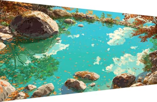 Malen Nach Zahlen Kinder See Malen Nach Zahlen für Erwachsene Anlage Paint by Number Adult, DIY Handgemalt Leinwand ölgemälde Hobby Erwachsene Set mit Zubehör, Geschenke 40x80cm Mit Rahmen Y-E337 Malen Nach Zahlen Kinder See Malen Nach Zahlen für Erwachsene Anlage Paint by Number Adult, DIY Handgemalt Leinwand ölgemälde Hobby Erwachsene Set mit Zubehör, Geschenke 40x80cm Mit Rahmen Y-E337 von Generisch