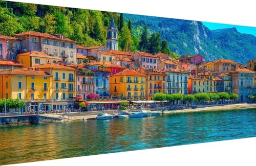 Malen Nach Zahlen Kinder Stadt Malen Nach Zahlen für Erwachsene Sea Paint by Number Adult, DIY Handgemalt Leinwand ölgemälde Hobby Erwachsene Set mit Zubehör, Geschenke 70x140cm Mit Rahmen 8-3A16 Malen Nach Zahlen Kinder Stadt Malen Nach Zahlen für Erwachsene Sea Paint by Number Adult, DIY Handgemalt Leinwand ölgemälde Hobby Erwachsene Set mit Zubehör, Geschenke 70x140cm Mit Rahmen 8-3A16 von Generisch